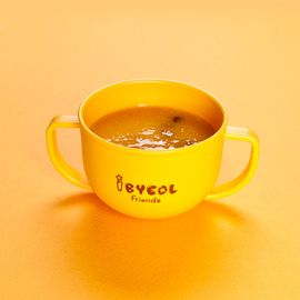 [I-BYEOL Friends] Two hands cup, Yellow_ Snack Catcher, Snack Container for Toddler and Baby, Portable Biscuits Candy Box, BPA Free _ Made in KOREA
